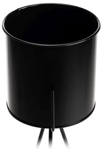 Suport pentru flori TRIPOD 110x25 cm negru