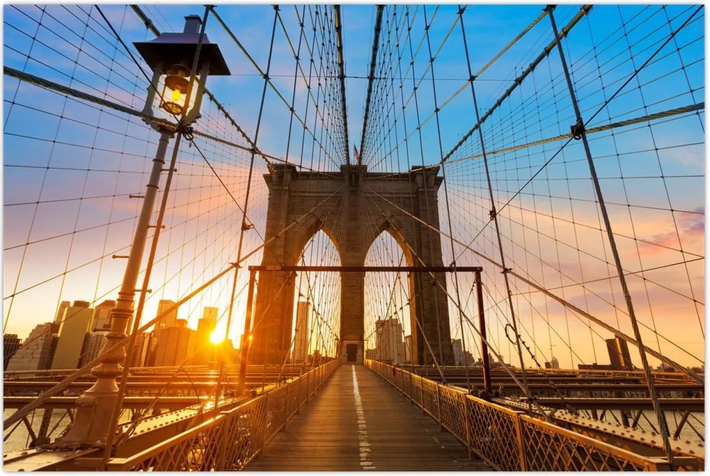 Tablou - Podul Brooklyn, Manhattan, New York (90x60 cm)