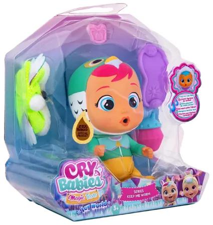 Papusa bebelus Mini Cry Babies Icy World Keep me warm Cora 916241-905801