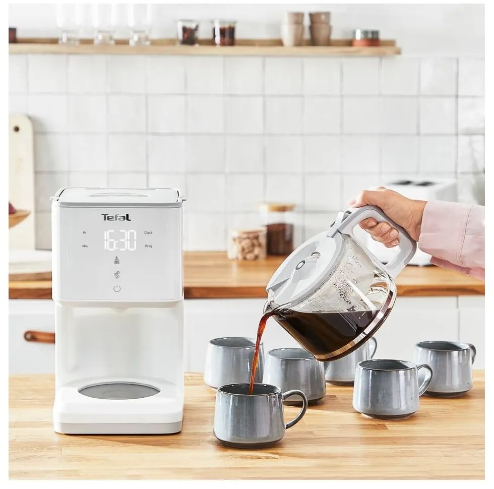 Cafetieră cu filtru alb Sense CM693110 – Tefal