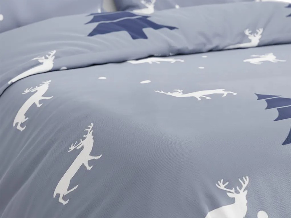 Lenjerie de pat din bumbac DEER AND TREE Dimensiune lenjerie de pat: 70 x 90 cm | 140 x 200 cm