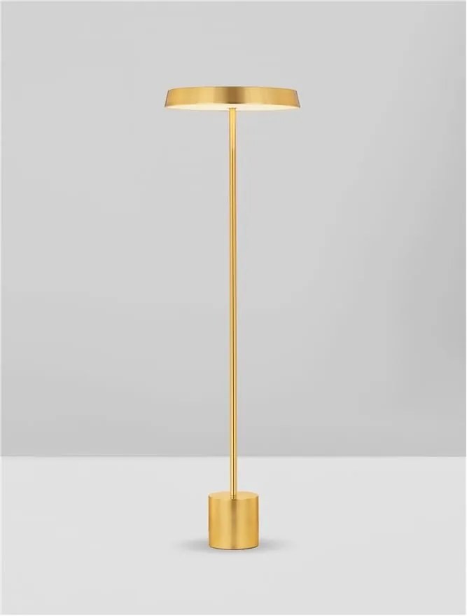 Lampa de podea LED design modern VETRO auriu, D-40cm