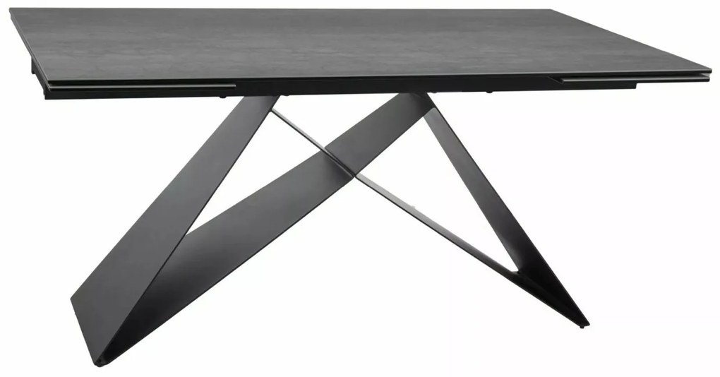 Masa extensibila Westin Ceramic PIETRA DI SAVOIA gri/negru mat L160-240 cm
