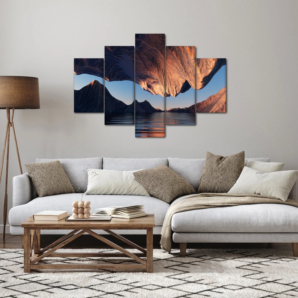 Tablou - Faleze 3D (150x105 cm)