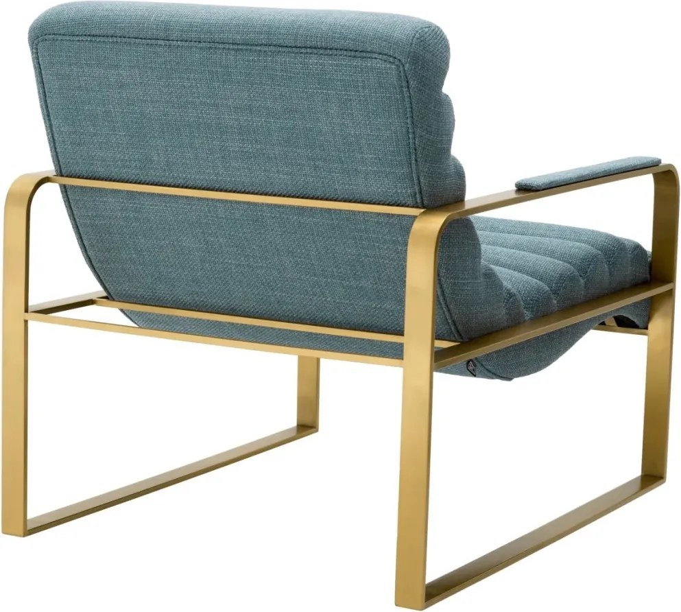 Fotoliu elegant design LUX Olsen, scalea blue