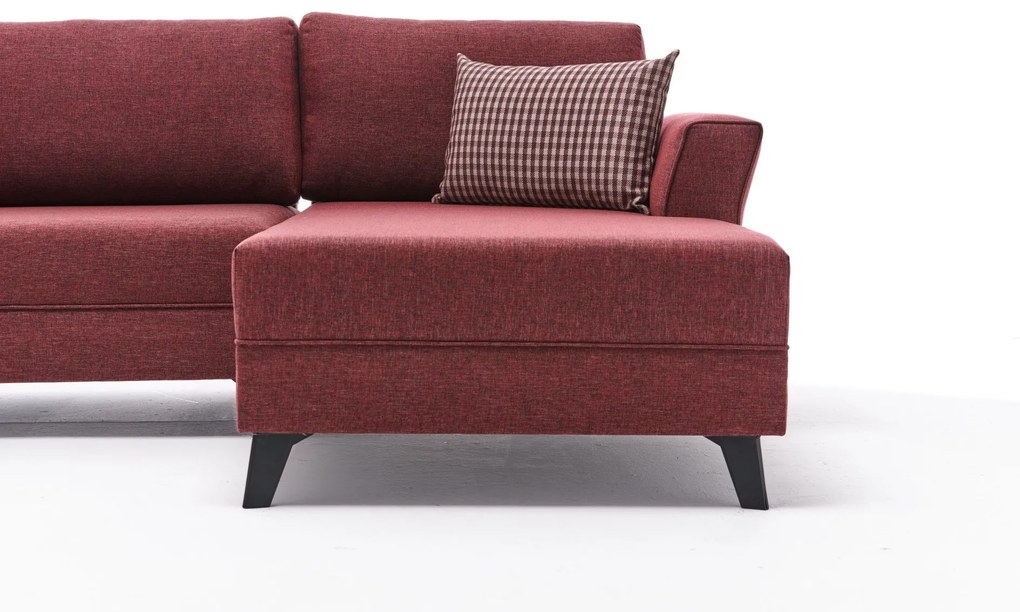 Canapea extensibilă de colț Eris - Claret Red