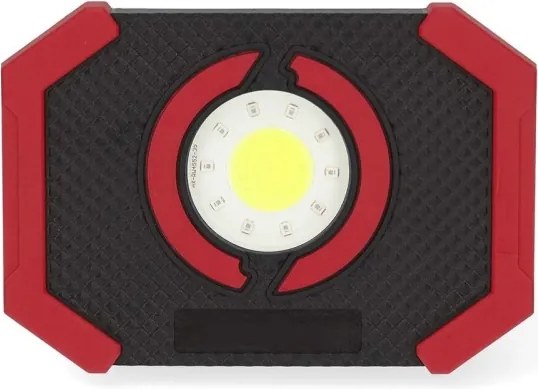 Proiector LED reîncărcabil dimabil cu funcție de acumulator extern Nedis LWORR10RD LED/10W/5V