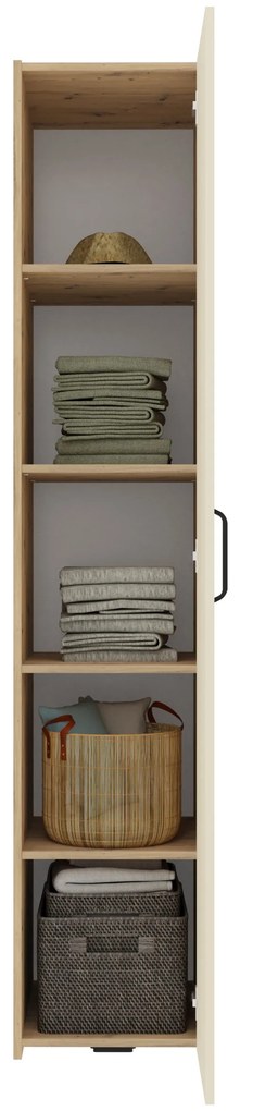 Set dormitor Malmo V9, Pat 200 x 160 cm, Stejar Artisan/Argila