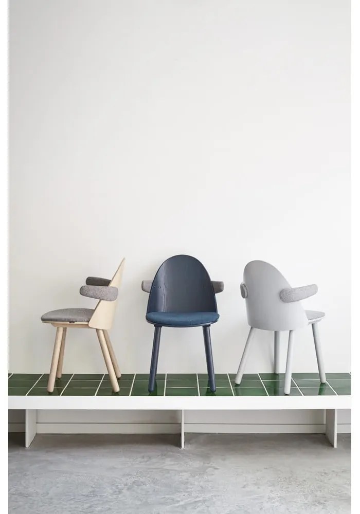 Scaun cu cotiere Teulat Uma, gri