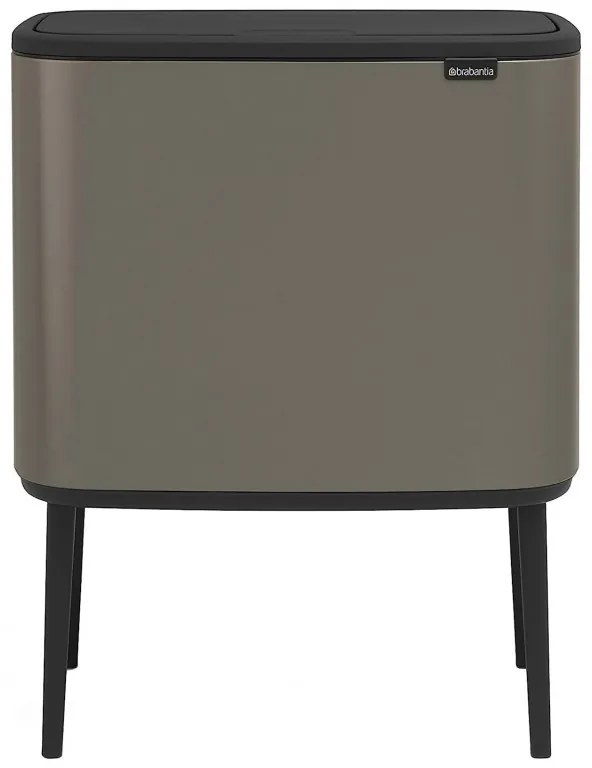 Coș Brabantia Bo Touch 651113, 11+23 l, Deschidere lină și silențioasă, Deschidere mare, Gri