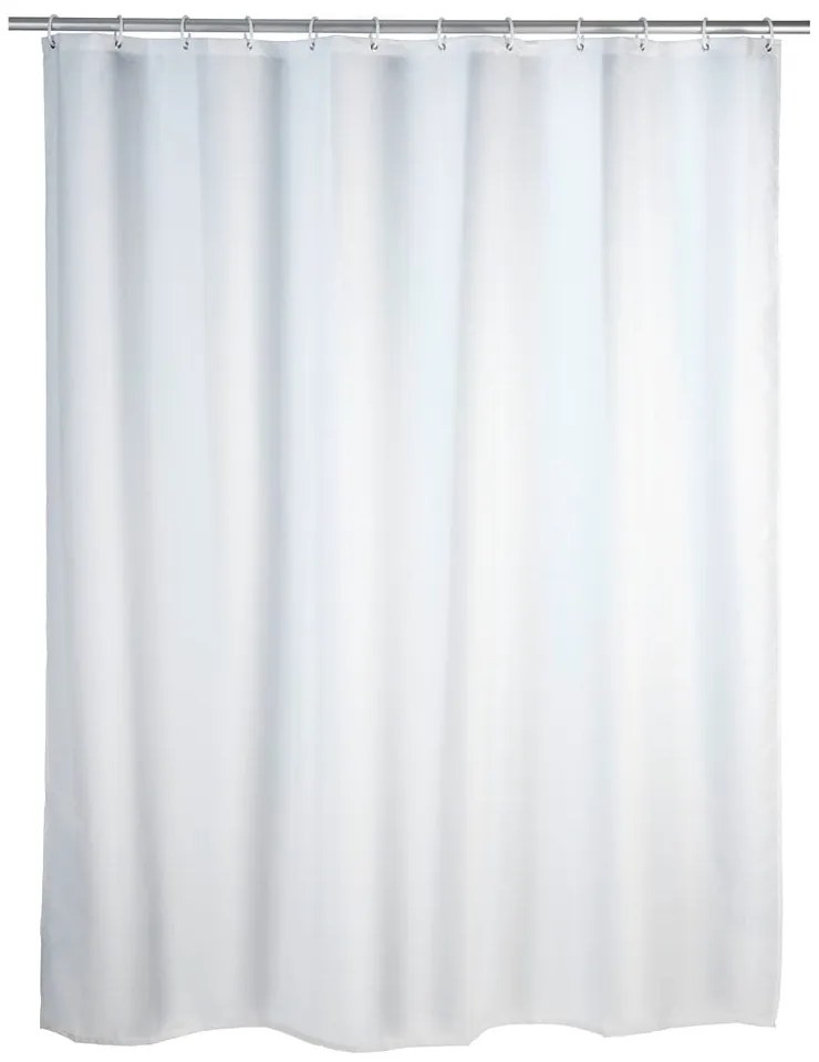 Perdea de baie lavabilă Wenko White, 120 x 200 cm