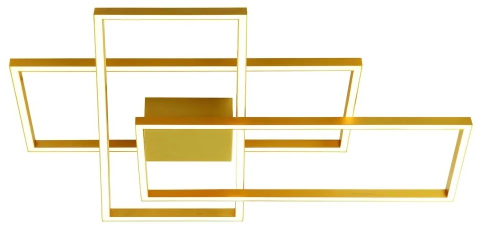 Lustra LED design modern geometric Erick auriu