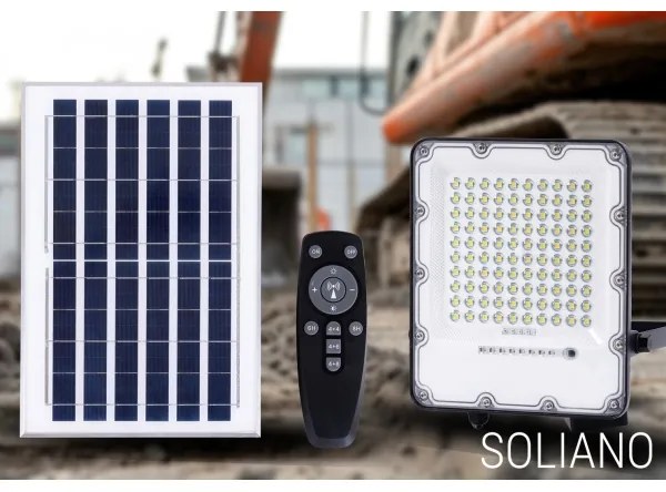 Proiector LED solar LED/50W/3,2V 4500K IP65 + telecomandă