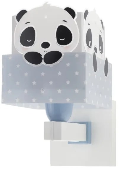 Aplică pentru copii PANDA 1xE27/60W/230V albastră Dalber 63169T