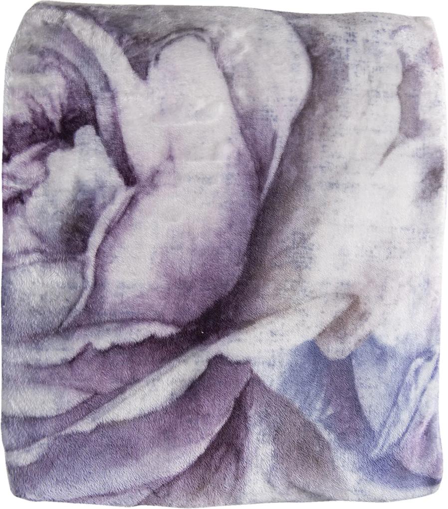 ​Patura Purple Flowers 130x180 cm