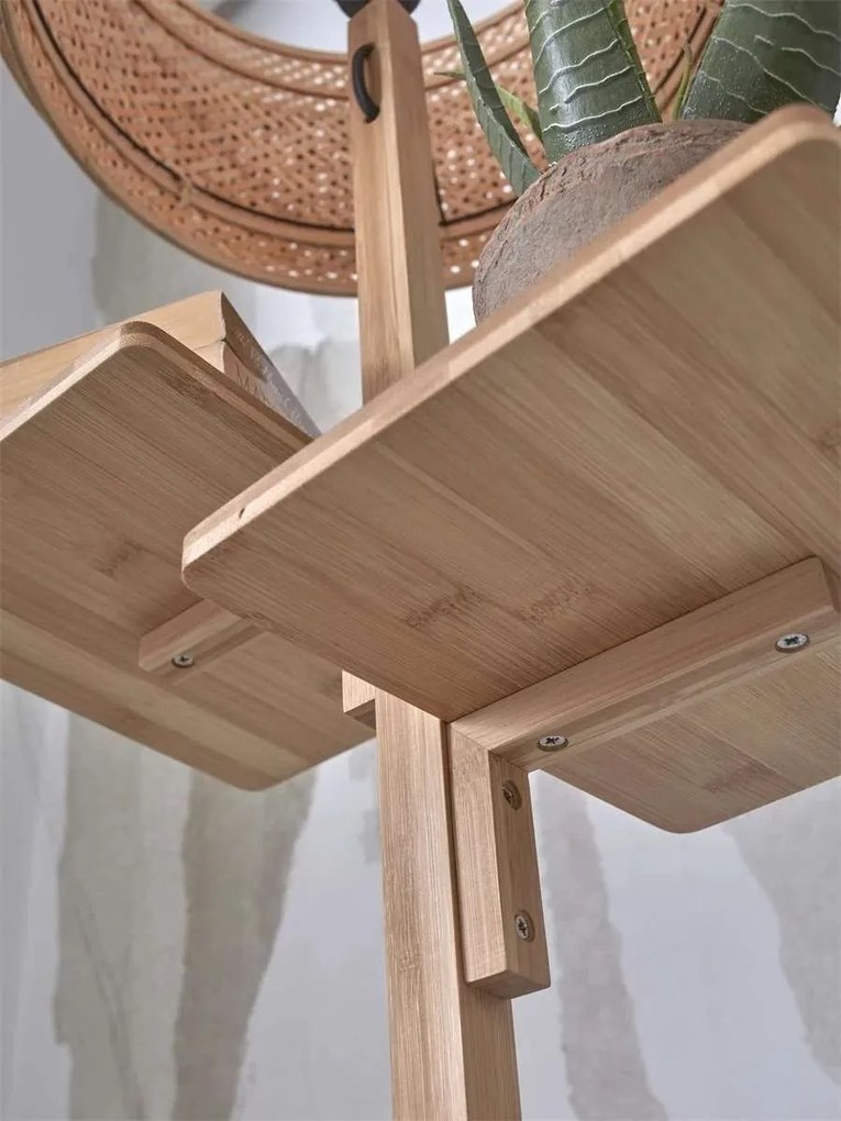 Lampadar eco din bambus cu polita Java nat/50x22, nat