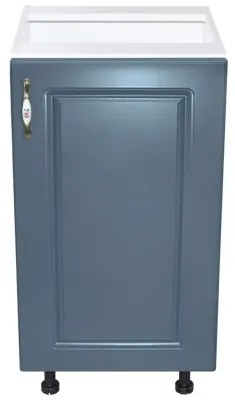 Corp inferior 45 cu 1 usa Zebra MDF Albastru drept