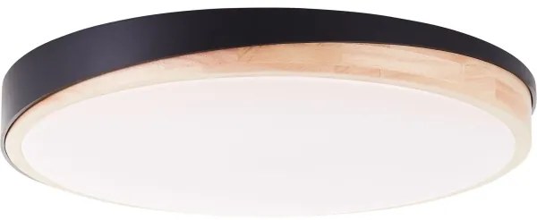 Plafonieră LED dimabilă Brilliant BAARLO LED/36W/230V d. 50 cm negru + telecomandă