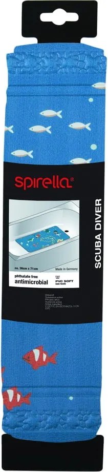 Covoraș antiderapant pentru copii pentru cadă 36x71 cm Scuba Diver – Spirella
