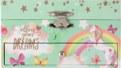 Cutie muzicală pentru bijuterii, model Unicorn