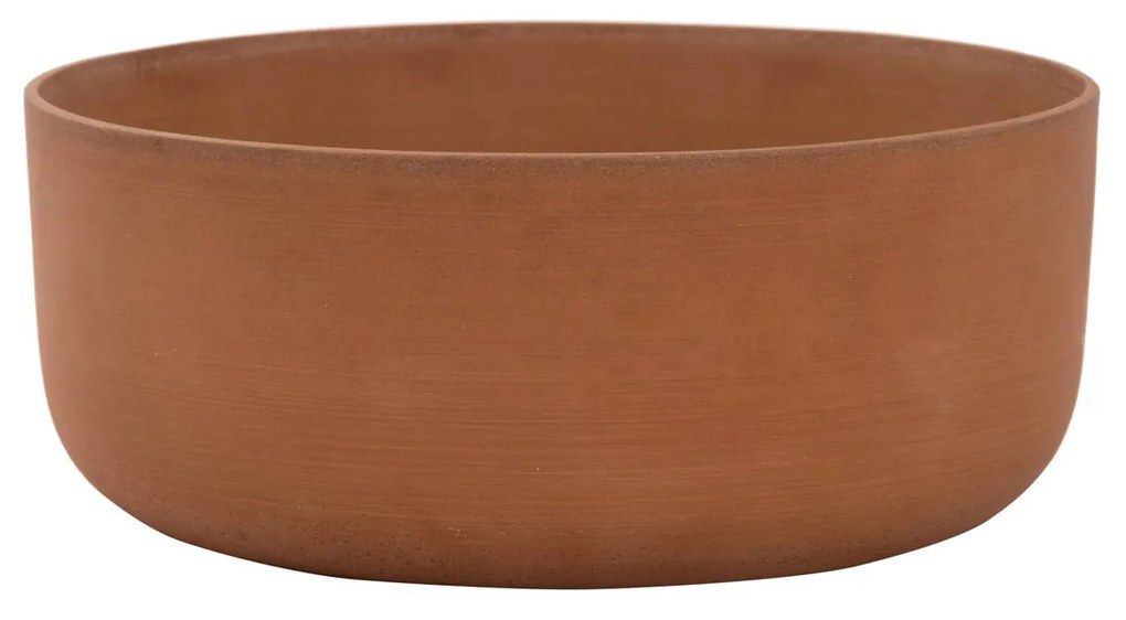 Květináč Eav, barva terakota, více velikostí - PotteryPots Mărime: XS - v. 11.5 cm, ⌀ 27 cm