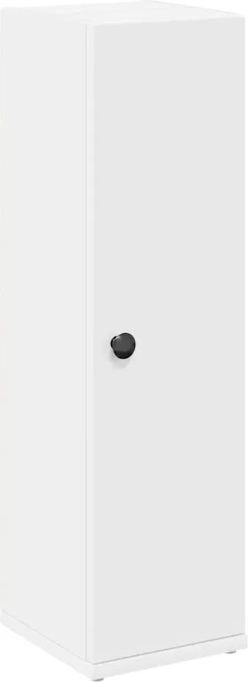 vidaXL Dulap de baie cu suport role, alb, 20,5x22x72 cm