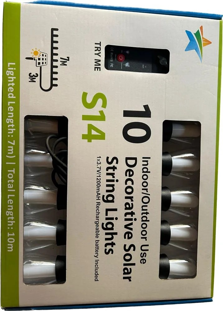 Ghirlanda Led Solara 10M IP44 10 Leduri
