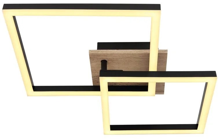 Plafoniera LED design indistrial Bossy negru