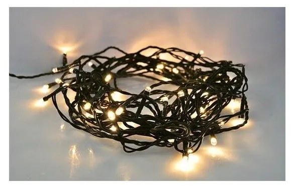 Instalație LED de Crăciun de exterior 300xLED/8 funcții 35m IP44 alb cald Solight 1V04-WW