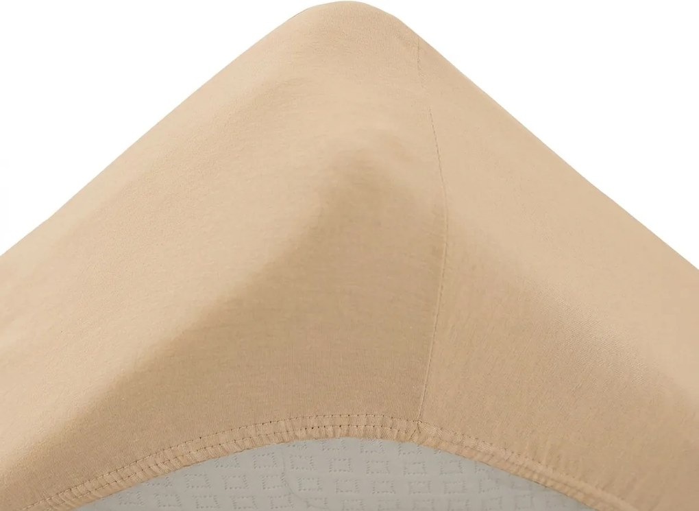 Cearsaf Jersey pentru patut copii cu elastic Caisa 60x120 cm