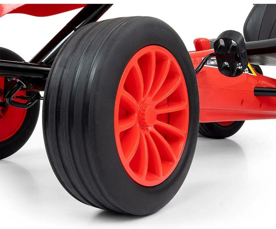 Milly Mally Quadricycle Go-kart Rocket, roșu