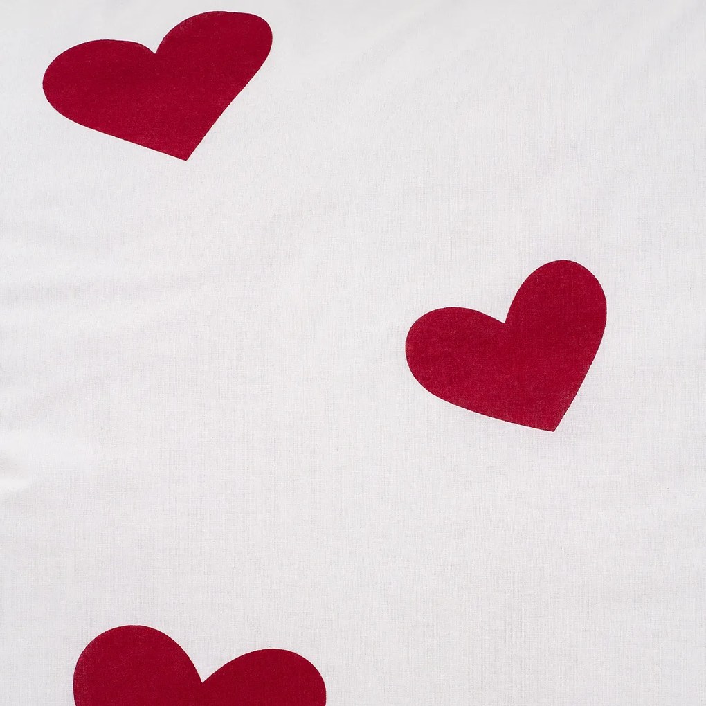 Lenjerie de pat din bumbac 4Home Red Hearts , 140x 220 cm, 70 x 90 cm, 140 x 220 cm, 70 x 90 cm