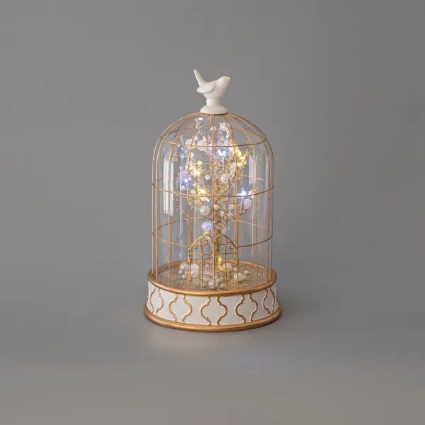 Decorațiune LED de Crăciun 12xLED/3xAAA alb cald