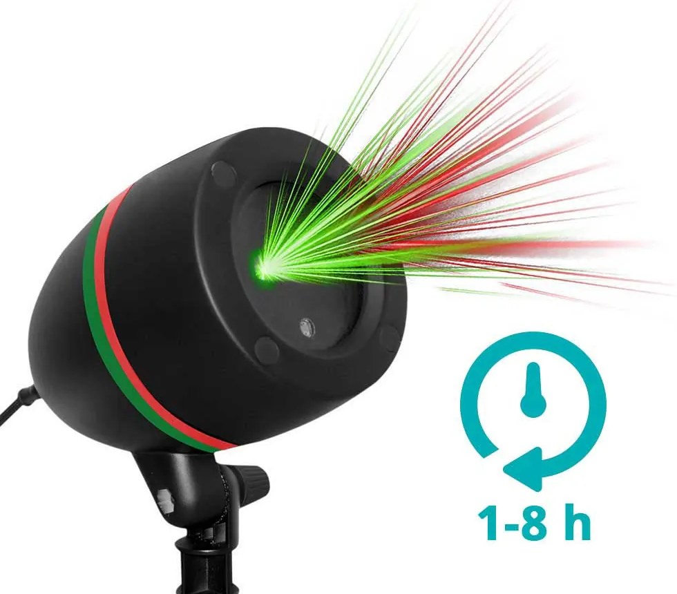 Proiector laser pentru Craciun cu 8 modele