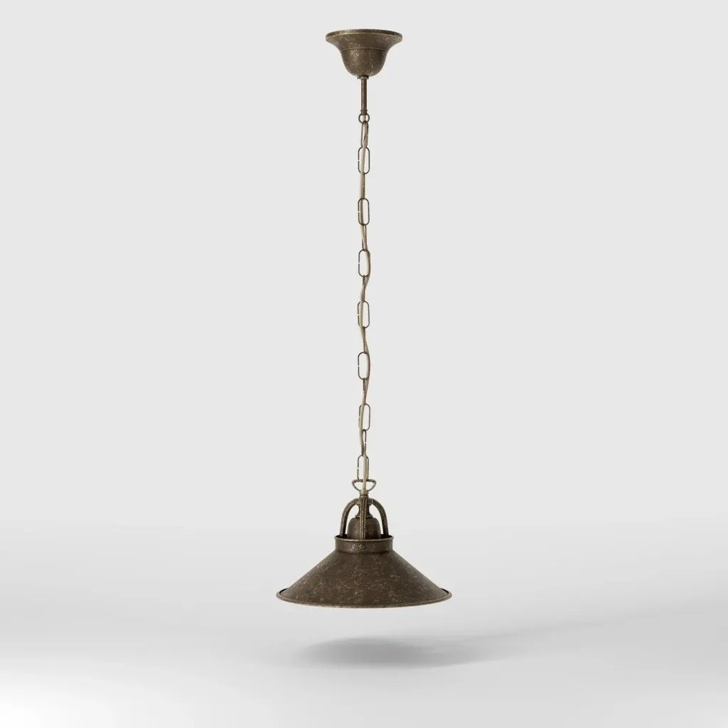 Pendul stil industrial din alama personalizabila Alice 25cm