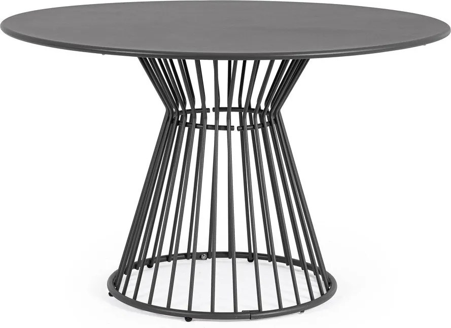 Masă de grădină rotundă din oțel ø 120 cm Austin – Bizzotto