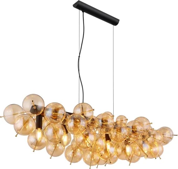Globo 15633H1A - Lustră suspendată pe cablu UDO 6xE14/25W/230V aurie