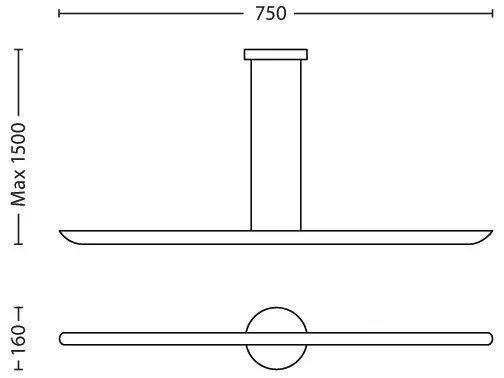 Philips 40747/48/16 - LED Lustră MYLIVING SELV LED/7,5W/230V