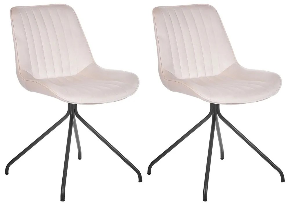 Set 2 buc scaune de sufragerie Navza (bej). 1081669