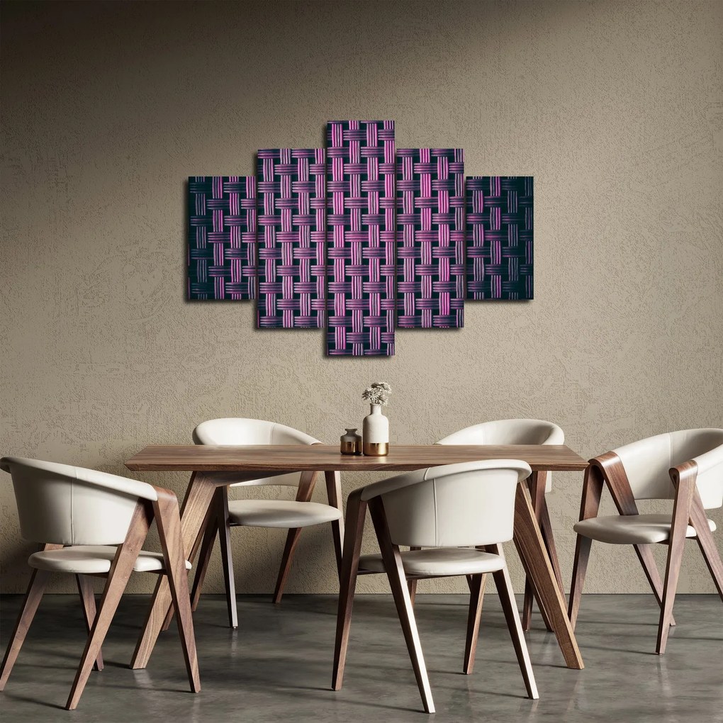 Tabloul textura în mov (150x105 cm)