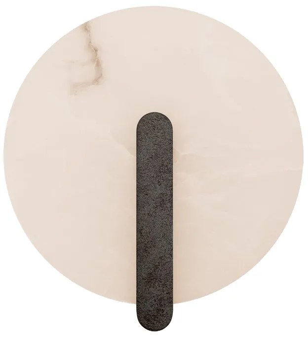 Aplica de perete LED, Ambientala, ALABASTER, Ruginiu, ZB-2553