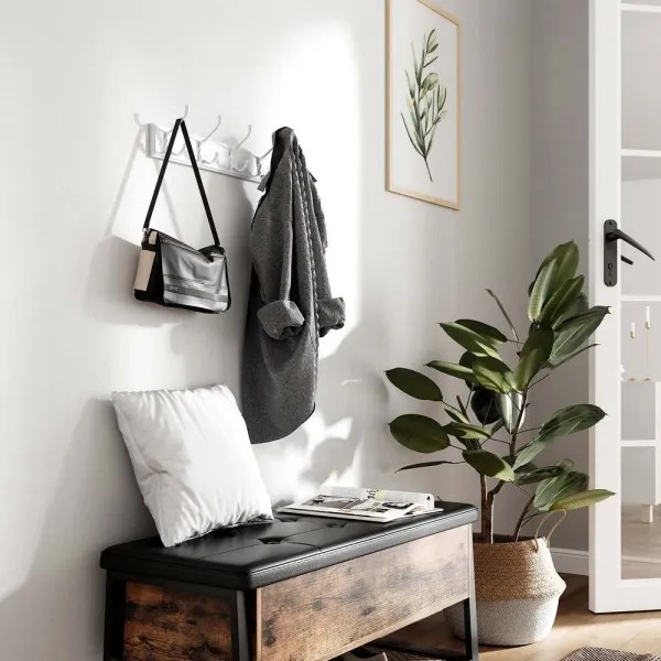 Cuier de perete KATE, alb