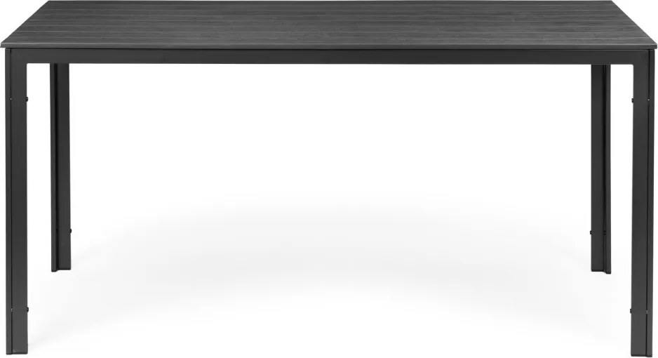 Masă de grădină cu 6 locuri 156x78 cm polywood gri