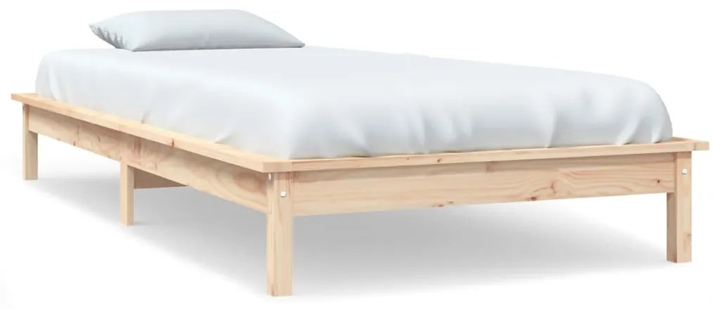 820526 vidaXL Cadru de pat, 90x200 cm, lemn masiv de pin