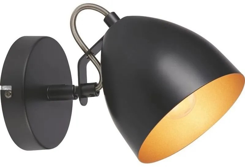 Aplica cu spot metal negru LASABEZ