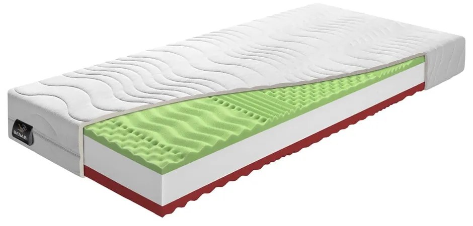 Saltea fermă/mediu-fermă din spumă reversibilă 140x200 cm Pure Support – BENAB