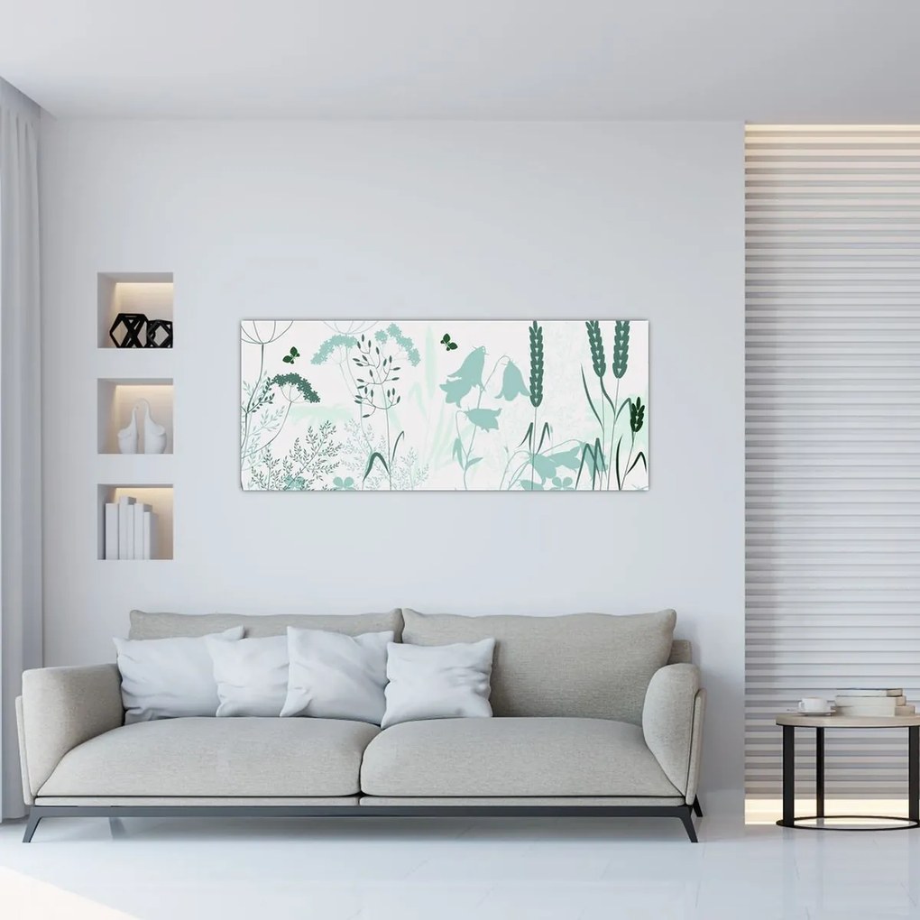 Tablou - Vector pajiște (120x50 cm)