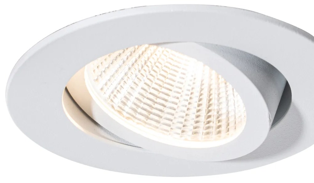 Spot integrat alb 6,8 cm cu LED 750 lm reglabil IP65 - Gaius