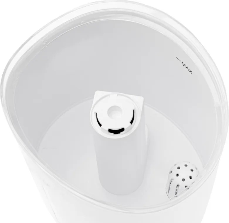 Umidificator de aer Adler AD 7971, 30 W, Pana la 20 m², 5 litri, 150-300 ml/h, ultrasonic, Pana la 50 h cu o umplere, Alb