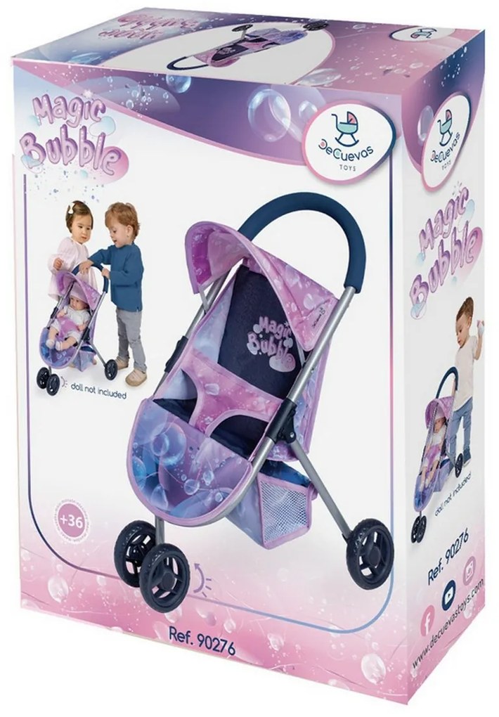 Cărucior sport pentru păpuși Rappa DeCuevas 90276 Magic Bubble 2024 - 55 cm
